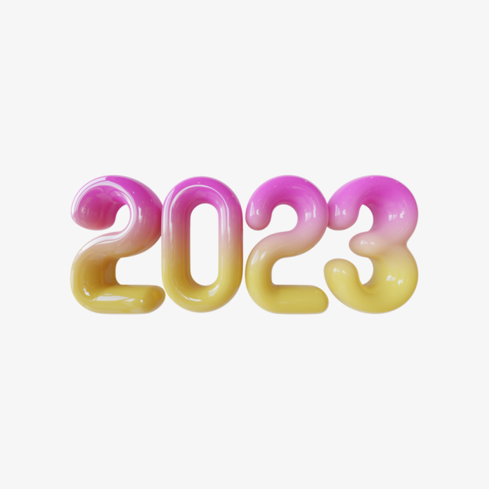 2023立体字