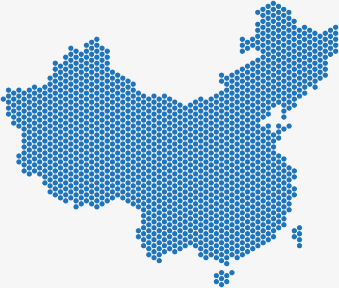 点阵中国地图