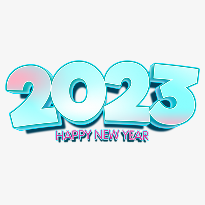 立体2023字体