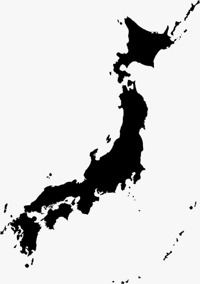 矢量日本地图