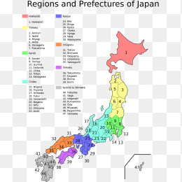 日本地图