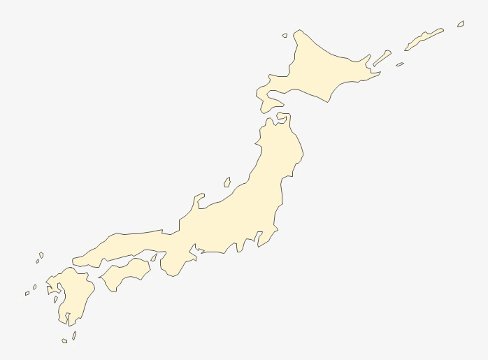 矢量日本地图