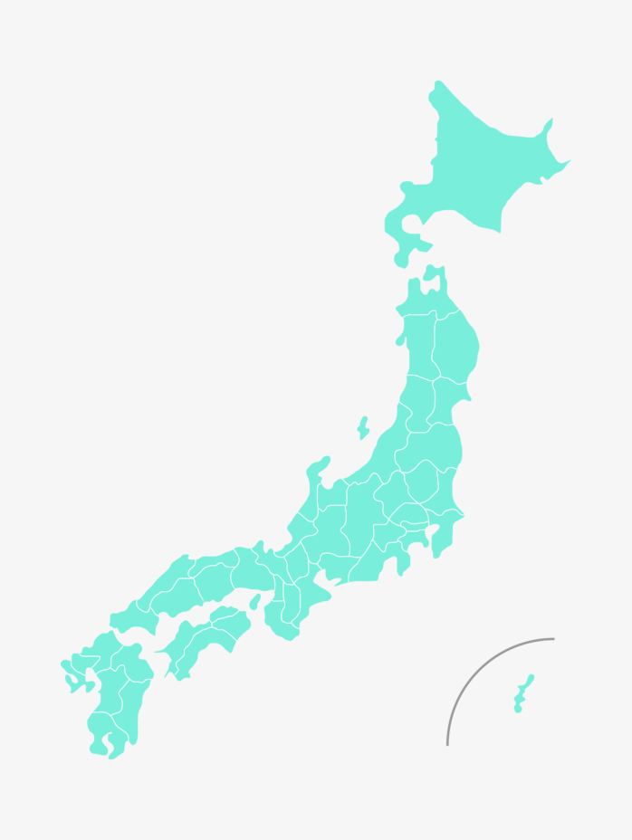 矢量日本地图