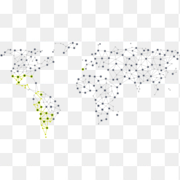 科技线条世界地图