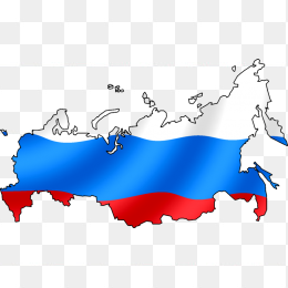 俄罗斯国旗地图