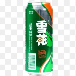 雪花罐装啤酒