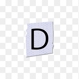 创意字母D