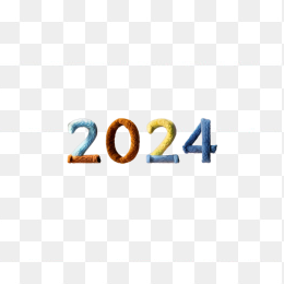 创意2024年字体