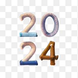 创意2024年字体