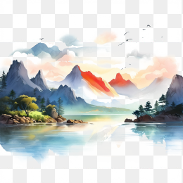 快图网AI创作风景画