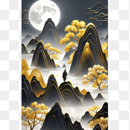 山水风景画