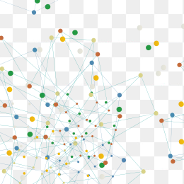 点线斑点线条连接科技商务漂浮