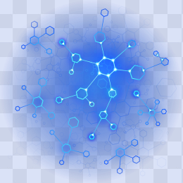 蓝色发光分子结构