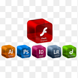 立方体adobe系列软件png图标