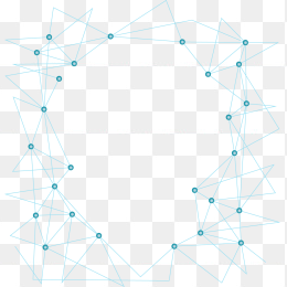 抽象点线科技元素