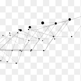 抽象点线科技元素