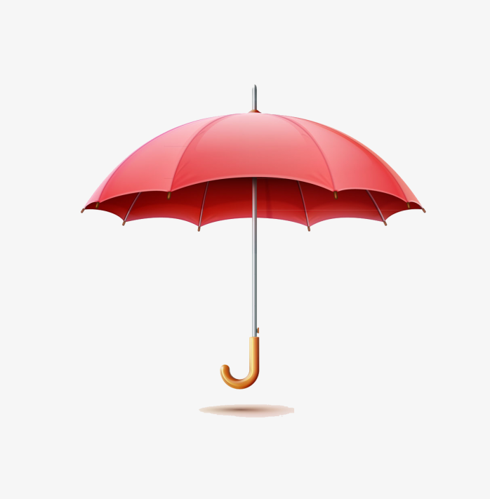 红色伞雨伞太阳伞遮阳伞