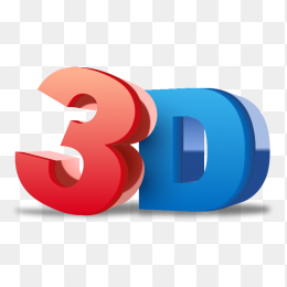 3d立体字体设计元素