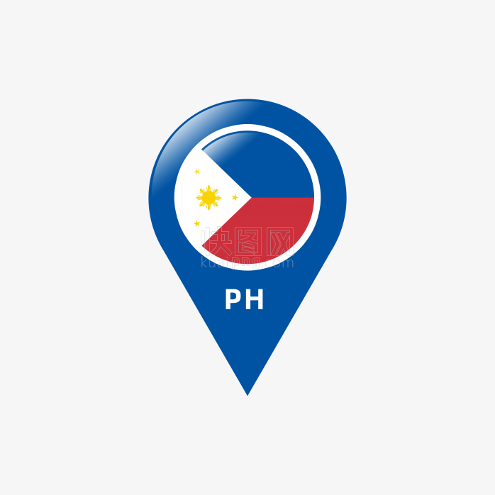 快图网独家原创菲律宾国旗图标