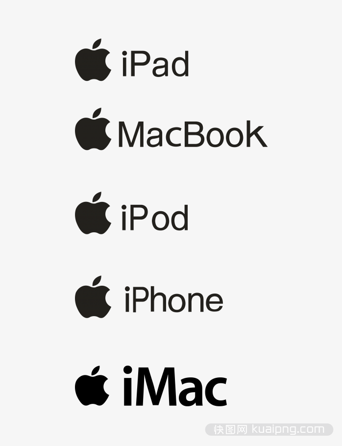 矢量苹果Apple logo产品合集