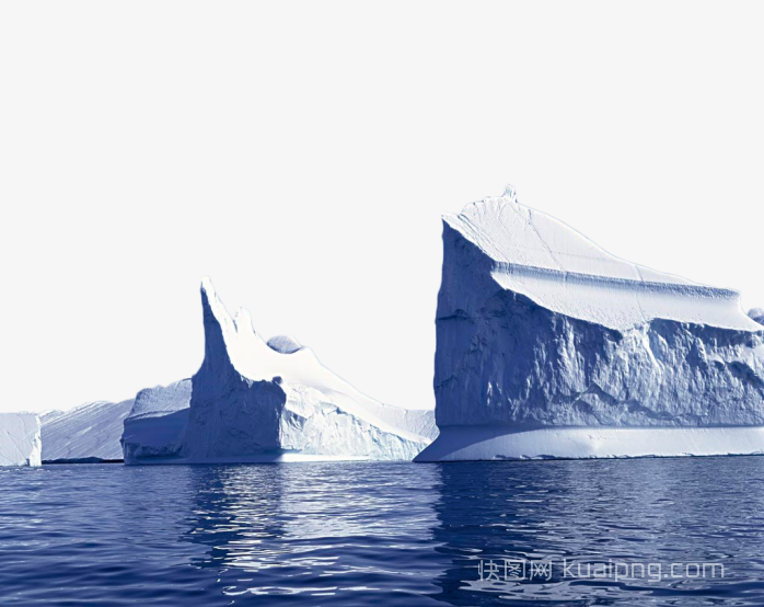 海岛雪山风景