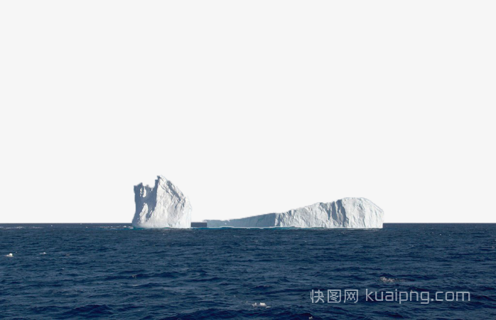 海岛雪山风景