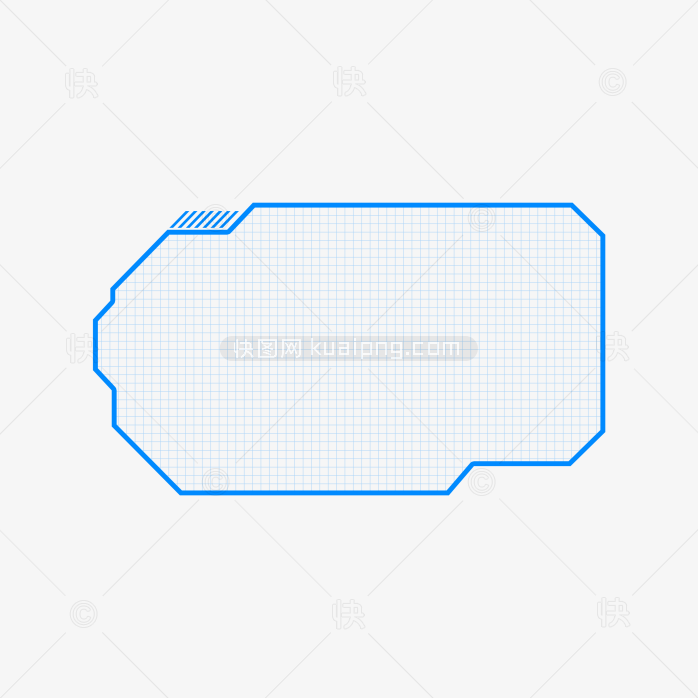 快图网独家原创科技网格边框