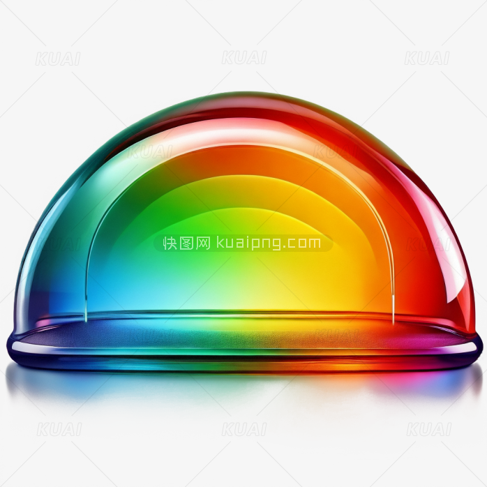 彩虹玻璃罩